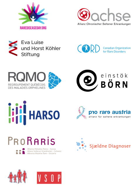 Logos Partner colourUp4RARE 2024