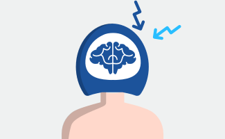 Patientin, die unter Verwirrtheit, Krampfanfällen oder Schlaganfall leidet 