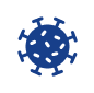Icon Virus, symbolisch für Infektionen