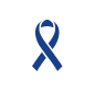 Icon Schleife, symbolisch für Krebserkrankungen