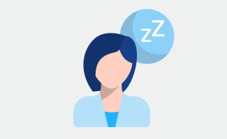 Müder und erschöpfter Patient