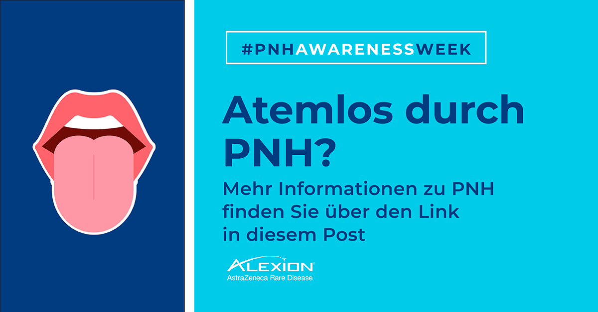 Mund mit rausgestreckter Zunge: Atemlos durch PNH?