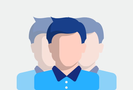 Patient, der verschwommen zu sehen ist, symbolisch für Doppelbilder