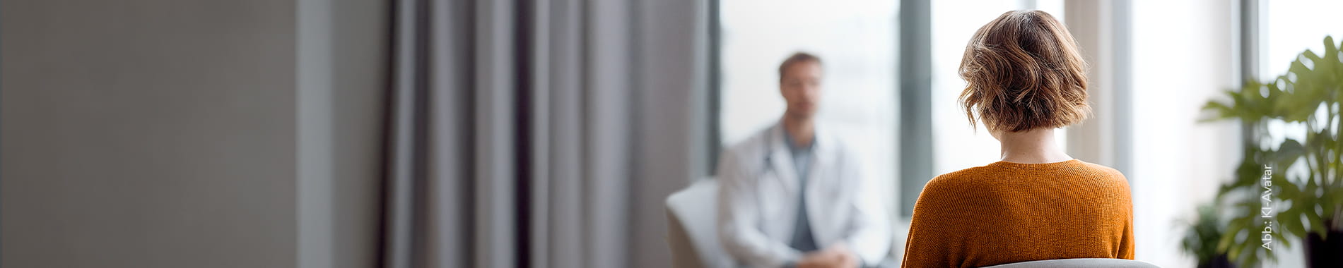 Patientin beim Arzt
